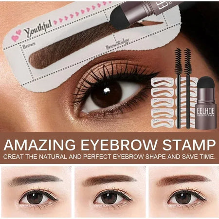 Ny Brow Stamp Kit Återanvändbar